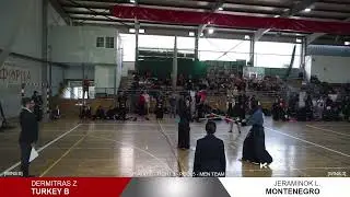 [13th Balkan Cup] Men Team Z. Demirtaş (TUR B) (red) vs L. Jeraminok (MNE) (white)