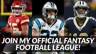 Join My Official Fantasy Football League!