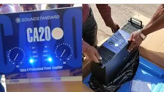 ll SOUNDSTANDARD CA-20 AMPLIFIER 🔊🔊 UNBOXING TASTING 🔊 9232462821..ll