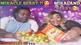 MIRACLE BERRY TASTE TEST| MIRALAND BERRY #foodchallenge #fruitmukbang #tastetest