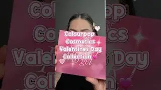 This new valentines day collection from @colourpopcosmetics 💜😍 #makeup #tutorial #valentinesday