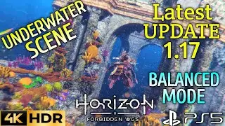 Horizon Forbidden West 1.17 Latest Update PS5 Balanced Mode Gameplay Walkthrough 4OFPS Under Water