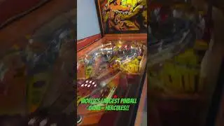Monster Sized Pinball Machine!! Is this the World&rsquo;s Largest Pinball Machine?? Hercules!!