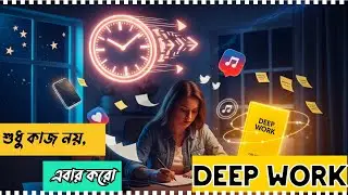 এই নিয়ম জানলে, ৮ ঘণ্টার কাজ শেষ হবে ২ ঘণ্টায়। Deep Work bangla summary। Read & Rise