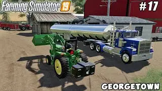 Selling carrots & milk, planting cabbage, buying new fields | Georgetown | FS 19 | Timelapse #17