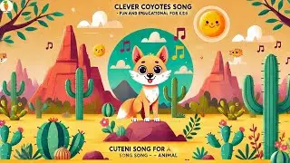 Clever Coyotes Song - Fun and Educational for Kids | Cuteni Song For Kids - Animal  #song