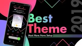 The Best Nova Launcher Setup 2019! | Gradient square