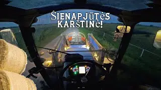 Šienapjūtės karštinė! Pašarai ruošiami pilnu tempu