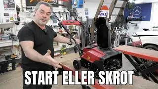 Kommer den att starta? Översyn av den gamla snöslungan