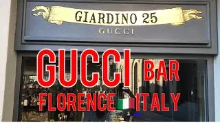 #gucci , THE CLASSIC AND EXPENSIVE COFFEE BAR IN THE CENTER OF FLORENCE(piazza della signoria)ITALY