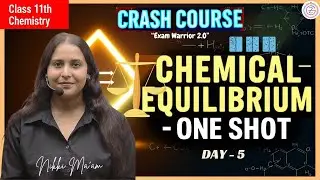 Chemical Equilibrium Class 11 One Shot | CBSE 11th Crash Course Day 5 | By Nikki Ma'am