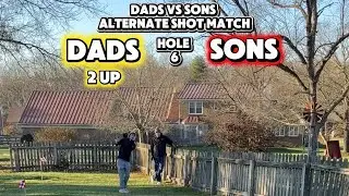 Dads vs Sons⛳️ The REMATCH #golfaddict #golfcourse #golf #backyardgolf #fatherson #golfing #golflife