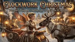 Clockwork Christmas Victorian Steampunk Ambience for Deep Focus & Writing ⚙️