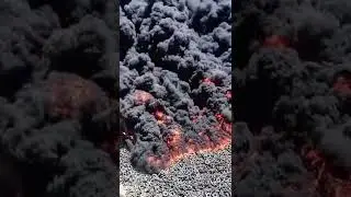 7 milioni di pneumatici. Brucia in Kuwait il cimitero di pneumatici pi&ugrave; grande del mondo.