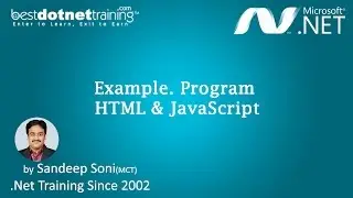 HTML and JavaScript using ASP.Net  | ASP.Net Videos Tutorial for Beginners