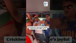 Crickbuster spectator&rsquo;s joyful experience in CWC 23 😍 #cwc23 #crickbuster