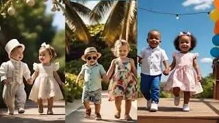 Cute Baby Walking Fashion Show 👶✨ | Little Kids Ramp Walk | Baby Style Show#cute little baby #fation