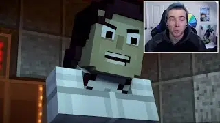 Реакция ютуберов на ЗАКЛЮЧЕННОГО X!?!! - Minecraft Story Mode Сезон 2 Эпизод 3