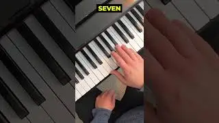 Блюзовая гамма для начинающих: урок игры на фортепиано #шорты #pianotutorial