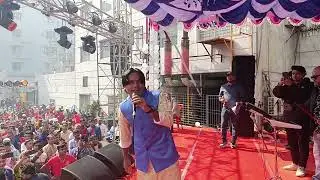 হাজার হাজার দর্শক মাতিয়ে দিলেন ফোক গানের মঞ্চে রেজাউল সরকার