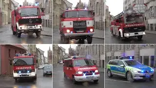 Wohnungsbrand - Feuerwehr und Polizei Aschersleben im Einsatz am 5.1.2019