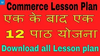 Commerce Lesson Plan | B.Ed Lesson Plan | Lesson Plan in Hindi