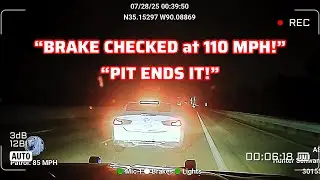 &ldquo;Suspect Sideswipe Trooper During 110 MPH Chase | PIT Stops Him Cold!&rdquo;