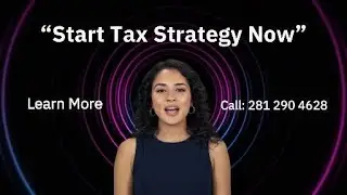 Start Tax Strategy Now! Learn More. Call 281 290 4628 #taxhelp #taxdeducation #taxmatters #irscode