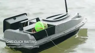 Flytec V900 40 Points Gps Bait Boat With LED Night Light Fishing RC Boat Recommended For You!