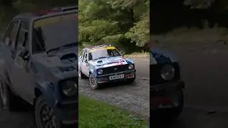 Ford Escort Sideways Rallynuts Stages Rally🏴󠁧󠁢󠁷󠁬󠁳󠁿🏁#ford #attack #sideways #rally #action #flatout