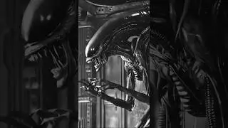 Something is moving in the shadows... #ai #fritzlang #movie #film #aiart #midjourney #alien