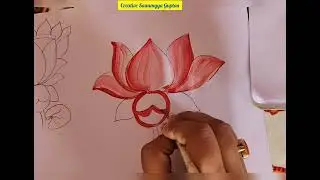 Lotus Painting #kamalkaphool #painting #stepbystep #easydrawing #shadingart