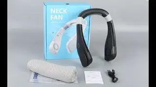 IHOWOTE Neck Fan,2022 Neck Air Conditioner with Cooling Towel(40
