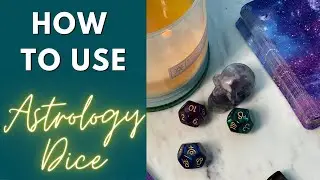 How to use Astrology Dice Intuitively | Mini Reading With or Without Tarot Cards
