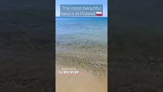 The most beautiful beach in Poland - HEL peninsula Poland 🇵🇱 #shorts