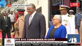SEE WHAT THE MILITARY GAVE PRESIDENT UHURU AS FAREWELL GIFTS!!