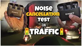 GRENARO wireless mic - Best Noise Cancellation option in Low Budget 😲 - 🚦 Testing in TRAFFIC 🚦