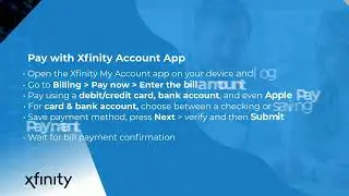 Pay Your Xfinity Bill Online