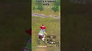 Squad Wipeout: Insane Clutch Moments in PUBG Mobile #bgmi #shorts