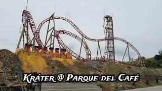 Kráter at Parque del Café, Just the Coasters (Off-Ride Footage)