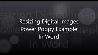 Resizing Digital Images - How I do it for my paintings