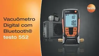 Como usar Vacuometro Digital Testo 552 - Digital Vacuum Gauge