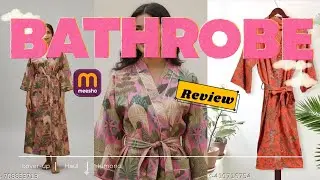 Bathrobes Haul from Meesho I Best Cover-Up Robes Worth Buying!