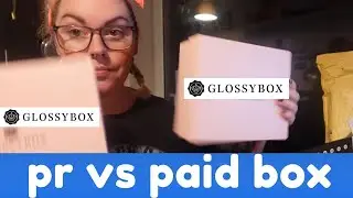 GLOSSYBOX PR VS PAID FOR BOX - UNBOXING AND GIVEAWAY - SEPTEMBER 2021- closed