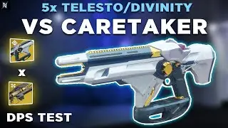 5x TELESTO + DIVINITY DPS vs CARETAKER! | Destiny 2 Vow of the Disciple