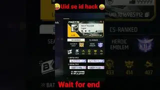 free fire 😆😃 uid se id hack trick short#shorts#vairalvideo
