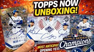 2025 World Series Champions &ndash; Los Angeles Dodgers | MLB Topps NOW 15-Card Team Set Unboxing