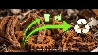 Du métal rouillé à l’art : l’incroyable voyage du métal recyclé 🔥♻️ |#metalsculpture  #sculpture
