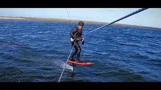 KiteFoiling on the Magdalen Islands in Quebec, Canada/ Les Iles de la Madeleine