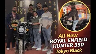 2026 royal enfield HUNTER 350 🔥| Hunter Top Model Tokyo Black 